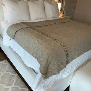 Luxury Taupe Duvet Cover
